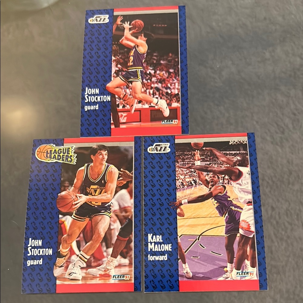 Utah Jazz - John Stockton and Karl Malone Cards